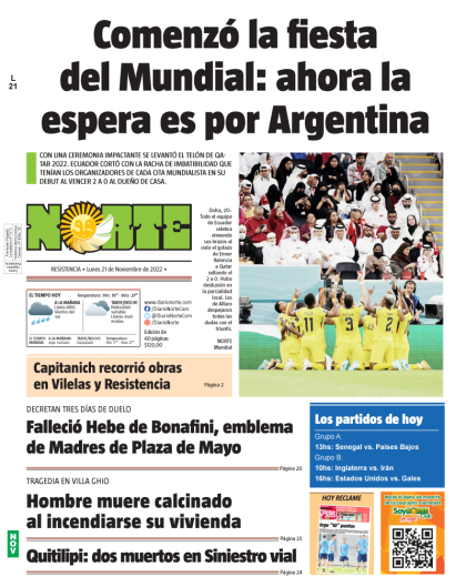 Edición 21-11-2022