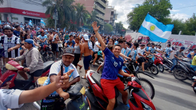 Así celebró Resistencia el triunfo de Argentina en la Copa del Mundo