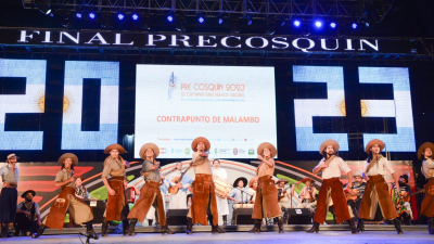 Capataz, el conjunto de malambo que elegido como ganador del Pre Cosquín