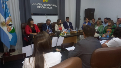 Inicio de sesiones en Charata: anuncio de obras y adelanto de candidatura