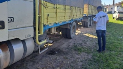 Incautaron 82 toneladas de soja de dudosa procedencia