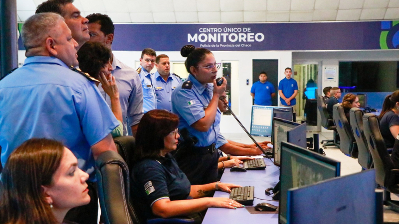 Centro de vigilancia monitorea más de 260 cámaras en el Gran Resistencia