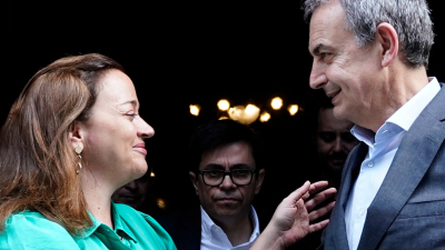 Moreau recibió al expresidente español Rodríguez Zapatero y coincidieron en un compromiso amplio con la democracia y los derechos humanos