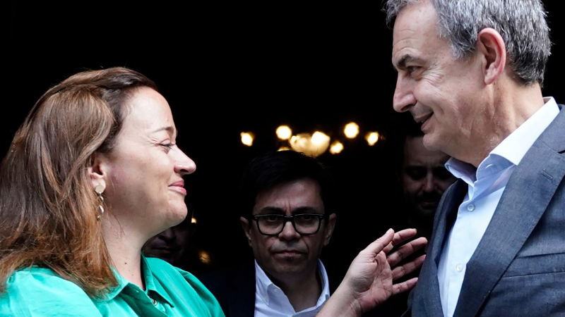 Moreau recibió al expresidente español Rodríguez Zapatero y coincidieron en un compromiso amplio con la democracia y los derechos humanos