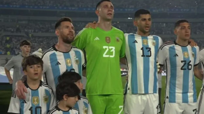 Emoción del seleccionado campeón del mundo