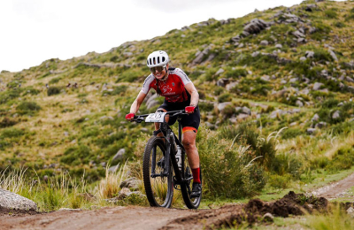 Mónica Yaczuk dio la nota en la "Vuelta Altas Cumbres" de Mountain Bike