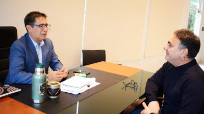 Martínez recibió a Fabián Comisso, el candidato del CER para Sáenz Peña
