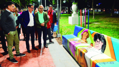 Gustavo Martínez presentó las nuevas obras artísticas de la Plaza 25 de Mayo