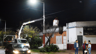Gustavo Martínez: "Mejorar el alumbrado repercute en mayor seguridad"