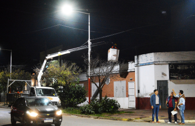 Gustavo Martínez: "Mejorar el alumbrado repercute en mayor seguridad"