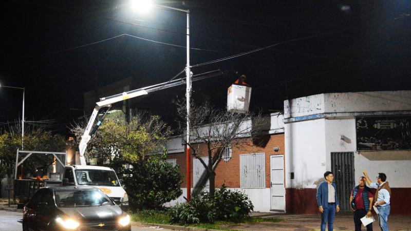 Gustavo Martínez: "Mejorar el alumbrado repercute en mayor seguridad"