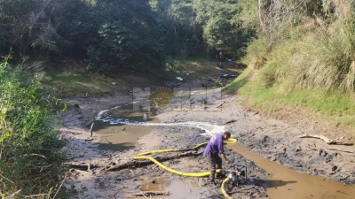 Encuentran huesos quemados en nuevo rastrillaje en el río Tragadero