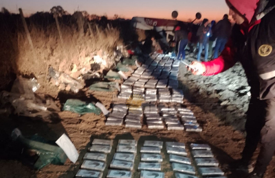 Intriga por avión con más de 300 kilos de cocaína siniestrado en Avia Terai