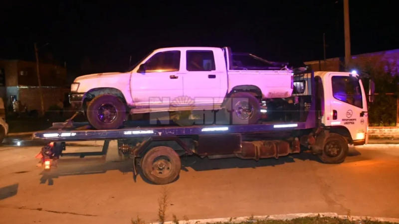 Un hisopo dió positivo a sangre humana en la camioneta de César Sena