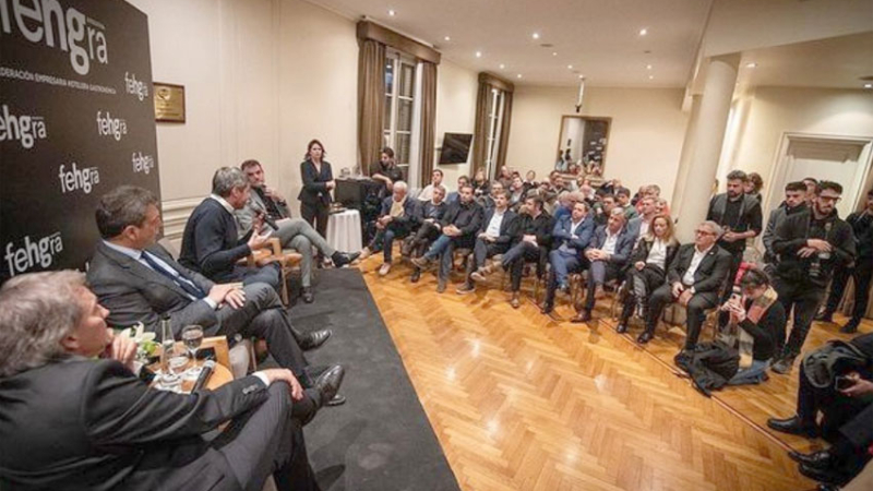 El ministro Sergio Massa presentó el Previaje 5 a empresarios hoteleros