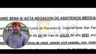 Emerenciano Sena se negó a recibir atención médica