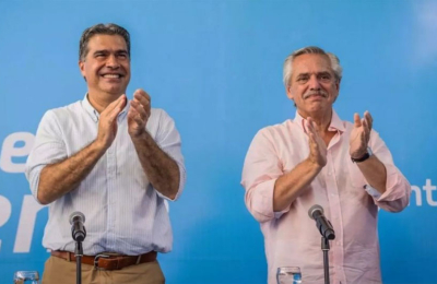 Fernández y Capitanich en la apertura del Congreso Internacional sobre Discapacidad