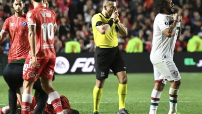 Luciano Sánchez habló luego de la lesión ante Fluminense