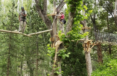 Adrenalina, aventura y deporte: la tirolesa más larga de Latinoamérica