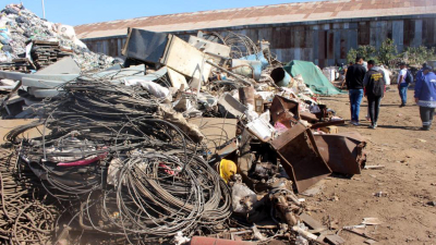 Segundo operativo en una planta recicladora: secuestran 3 mil metros de cable y una jirafa de alumbrado