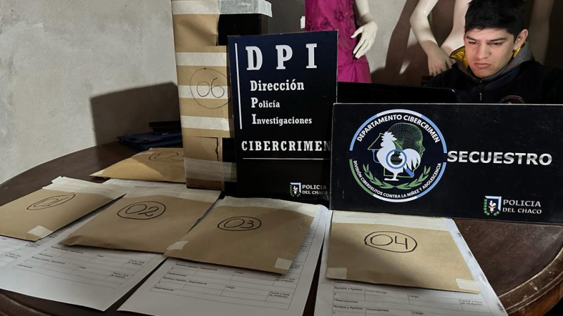 Detuvieron a dos personas por distribución de imágenes de abuso sexual a menores