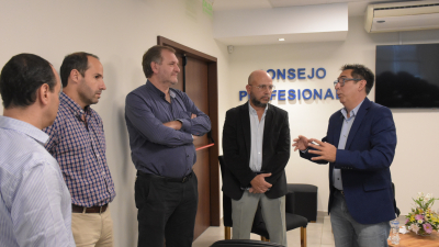 Martínez presentó su plan de Gobierno ante el Consejo de Ciencias Económicas