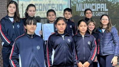 Ciclovías y bicicletas: alumnos de Castelli y una propuesta por la movilidad sustentable