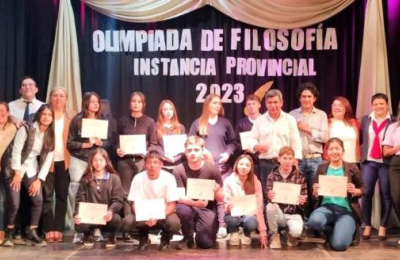 Ganadores que irán a la instancia nacional de las Olimpíadas de Filosofía