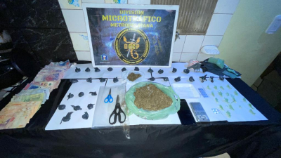 Incautaron drogas, armas de fuego y dinero en efectivo en el barrio Chililí