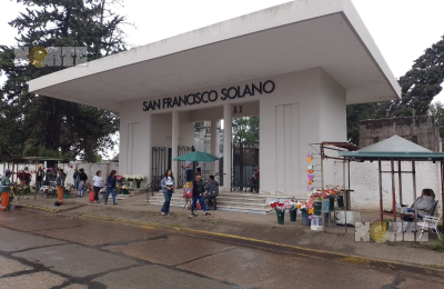 Se suspendió la primera misa en el cementerio San Francisco Solano