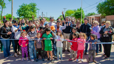 Inauguraron obras en General Pinedo y Coronel du Graty