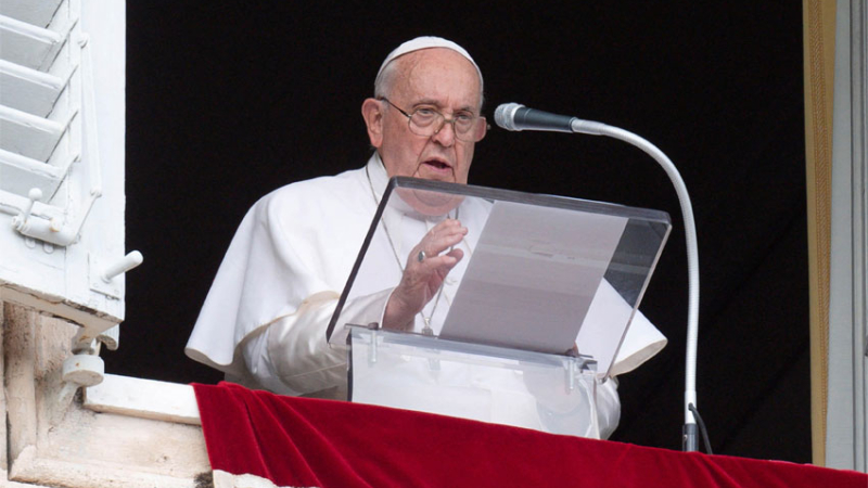 Desesperado pedido del papa: "Les ruego en nombre de Dios, cesen el fuego"
