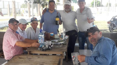 Los canillitas se reunieron y celebraron su día en la Termal