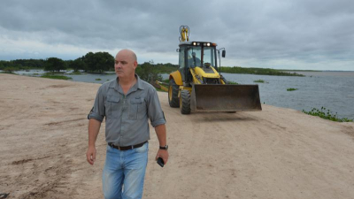 Toman previsiones y bajan el nivel del río Negro ante el temor de lluvias