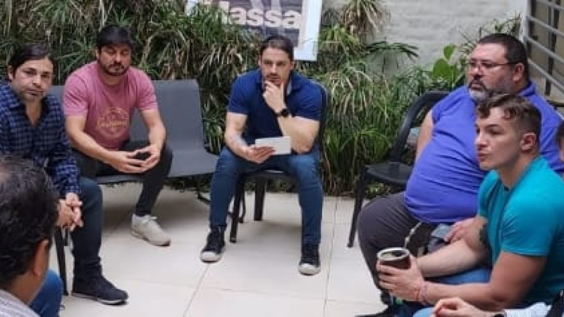 Sectores de pequeñas y medianas empresas expresaron apoyo a Sergio Massa