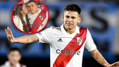 El posteo de la novia del Diablito Echeverri tras anunciar que se va de River