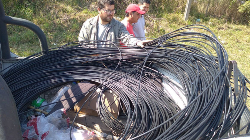 El robo de cables jaquea a los organismos estatales de Paraguay