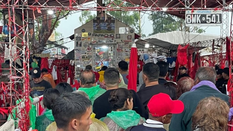 Unos 250 mil devotos visitan el santuario del Gauchito Gil