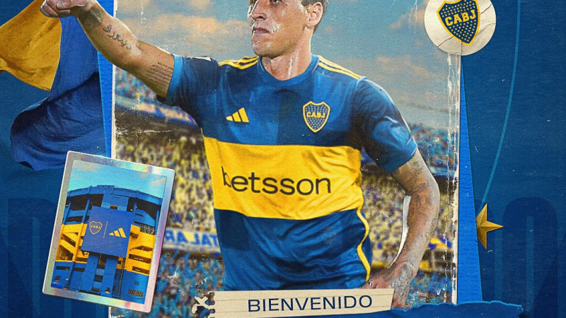 Cristian Lema fue presentado oficialmente en Boca
