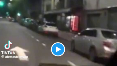 Robaron un patrullero en Vicente López y se filmaron mientras manejaban