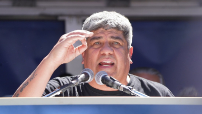 Pablo Moyano a Luis Caputo: "Lo van a llevar en andas, pero para tirarlo al Riachuelo"