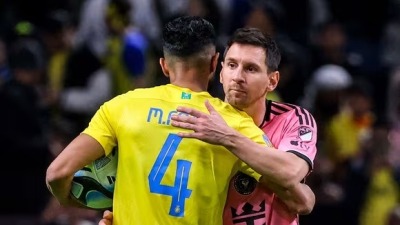 Sin Messi de titular, Inter Miami cayó 6-0 ante el Al Nassr