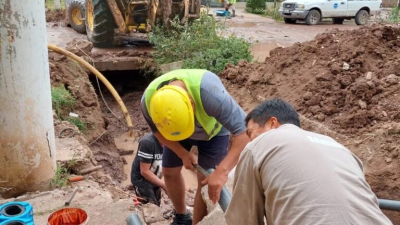 Sameep trabaja para resolver el problema del agua en Sáenz Peña