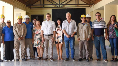 Makallé: Zdero supervisó obras de infraestructura de la EES 81