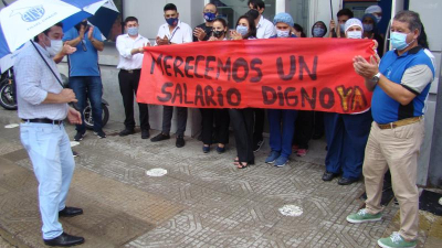 Paro nacional en el sector asistencial de la sanidad