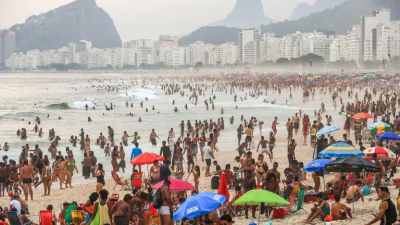 Más de 60 grados de sensación térmica en Río de Janeiro