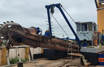 "Estamos operando en un puerto seco, sin movimiento fluvial"