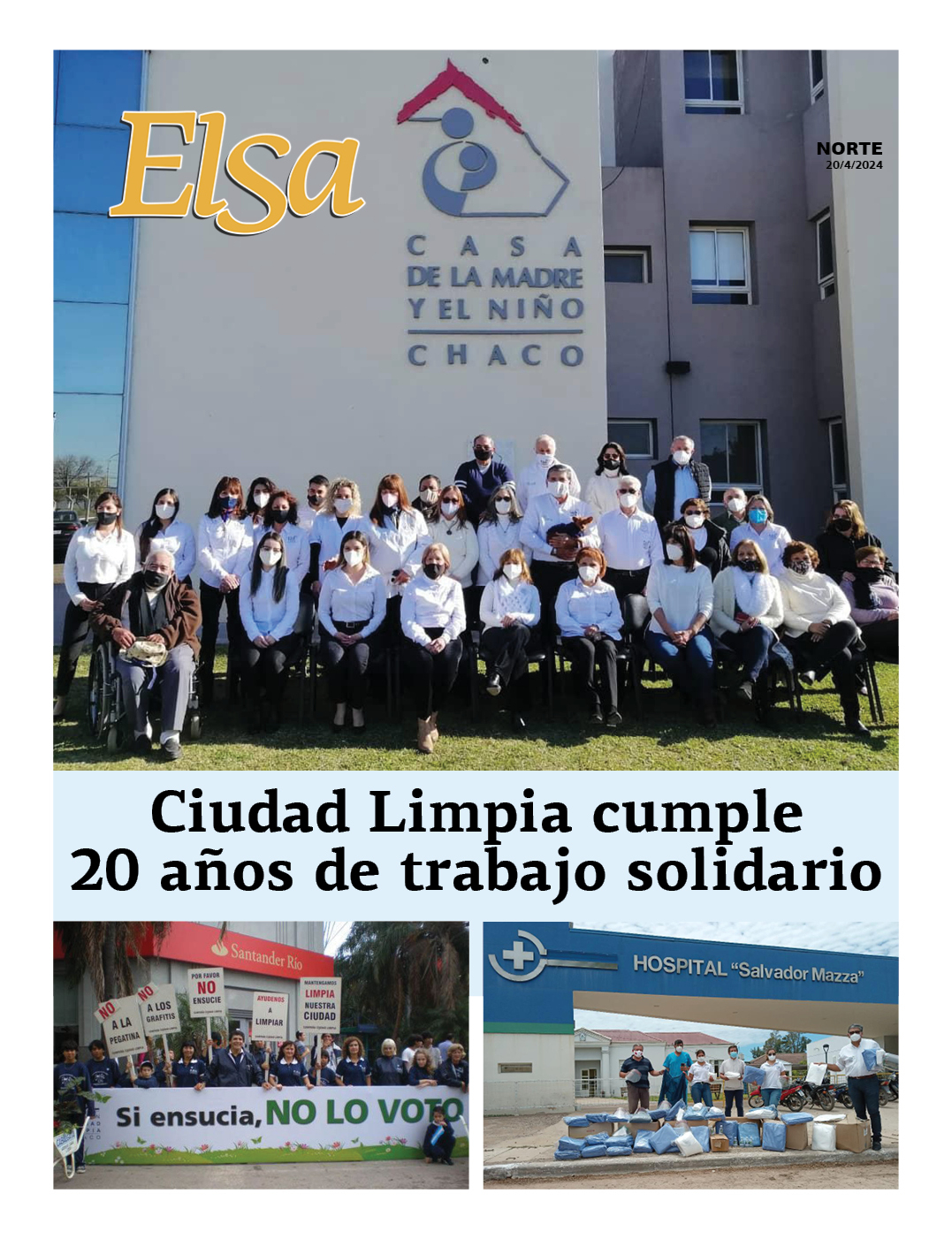 Ciudad Limpia cumple 20 años de trabajo solidario