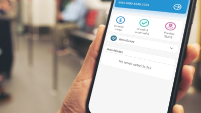 La aplicación Sube unificará funciones desde el celular
