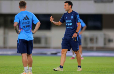 Scaloni: "Dejar el equipo listo para jugar de la misma manera"